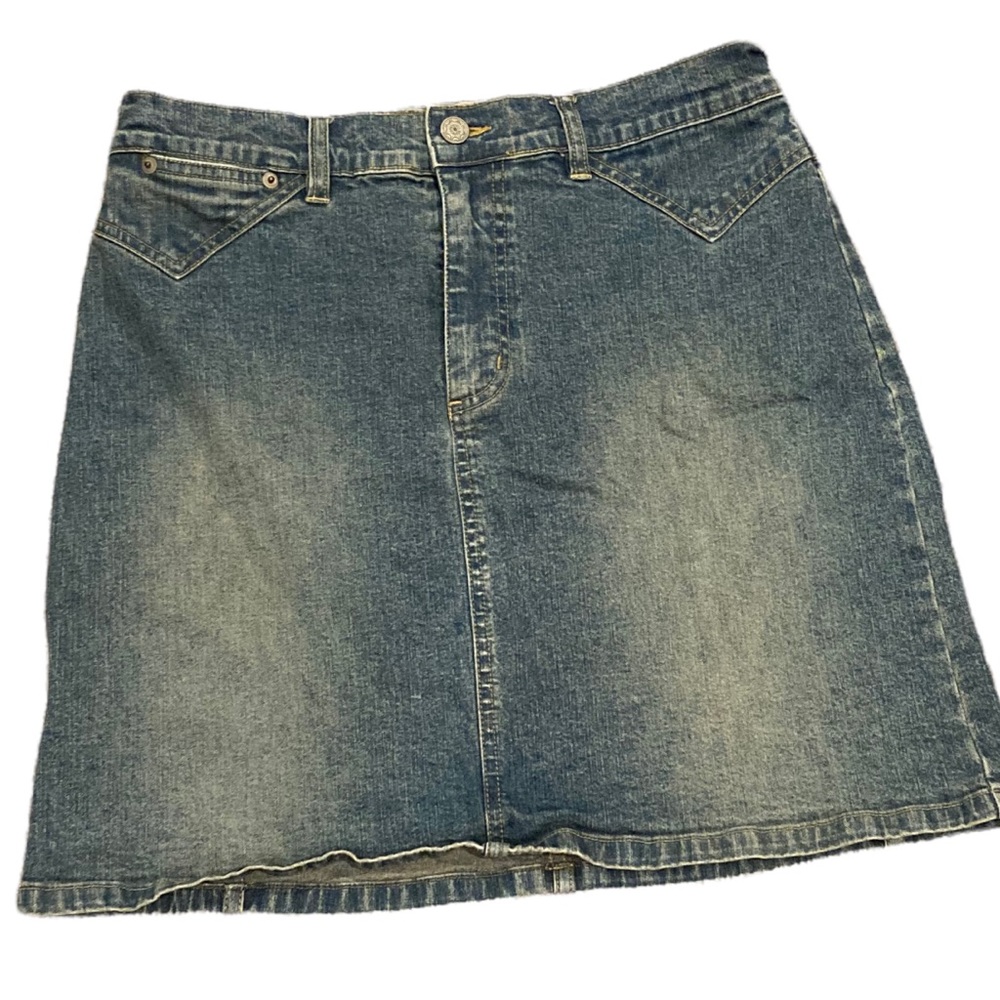 Denim Skirt with Stretch
